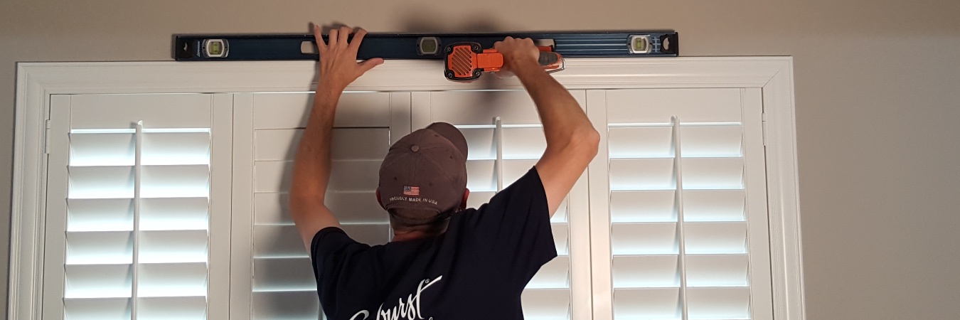 Installing shutters in Sacramento