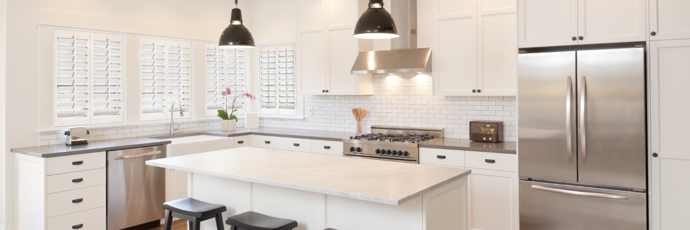 Shutters in a kitchen