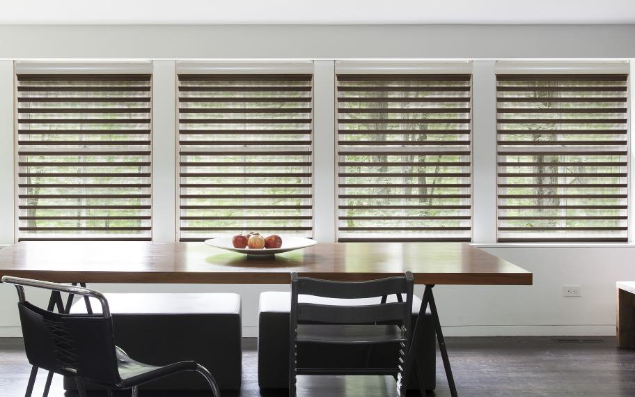 Shutters in a kitchen in Sacramento