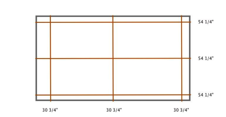 Sacramento plantation shutter measurement diagram