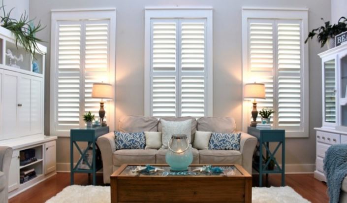Shutter styles in Sacramento can range from subtle to eye-catching Sacramento designer home with white shutters