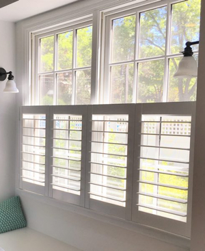 Polywood cafe shutters Sacramento faux wood cafe shutters