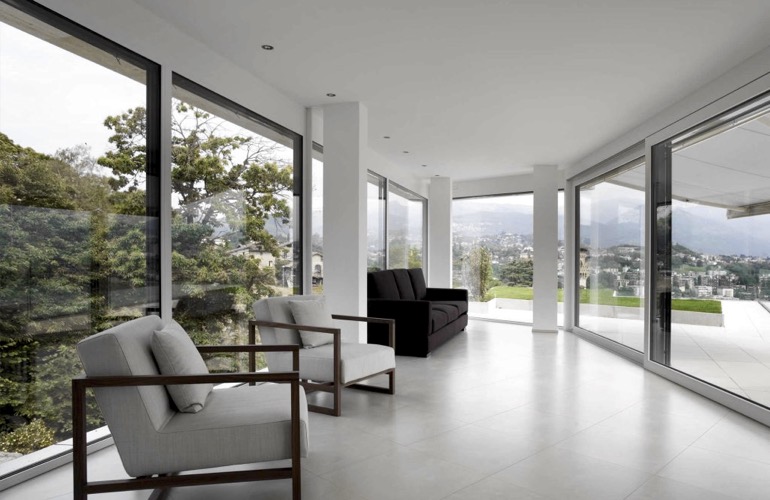 Window Film For A Contemporary Room In Sacramento A modern home with window film